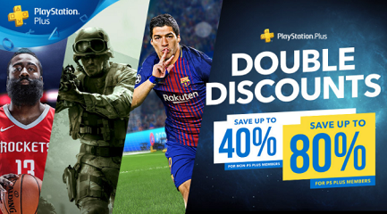 PlayStation Plus Double Discounts Sale
